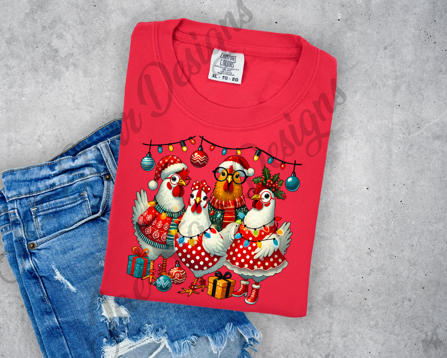 Chicken Christmas Lights