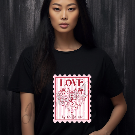 💌 Love Is in the Air Stamp Tee