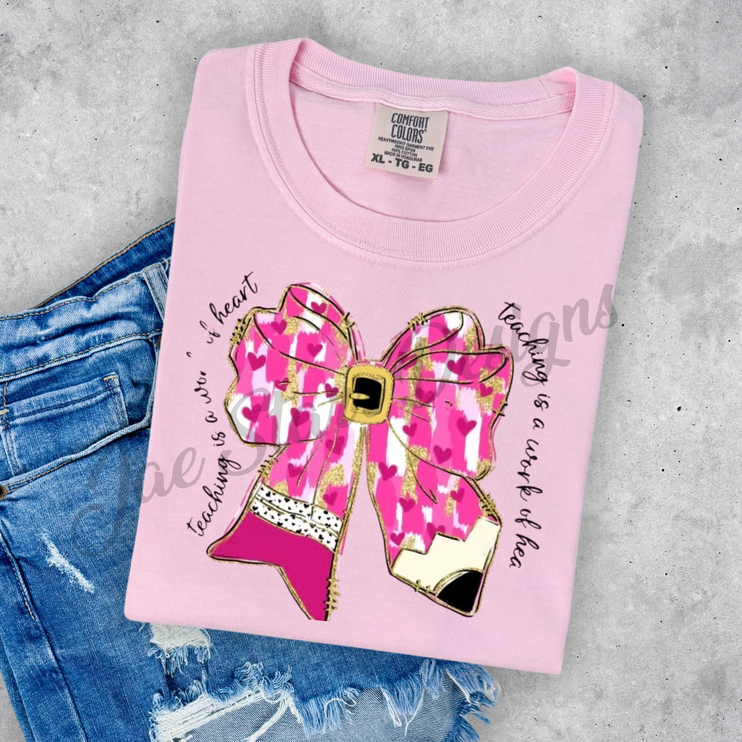 🎀 Work of Heart Teacher Tee