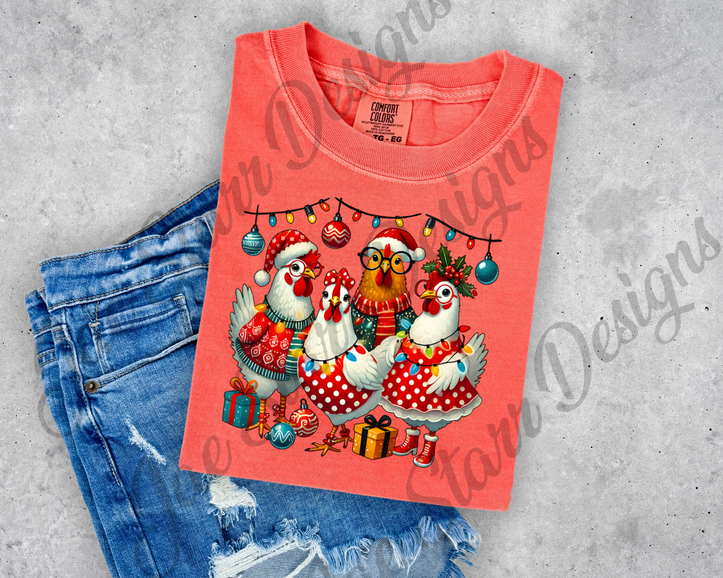 Chicken Christmas Lights