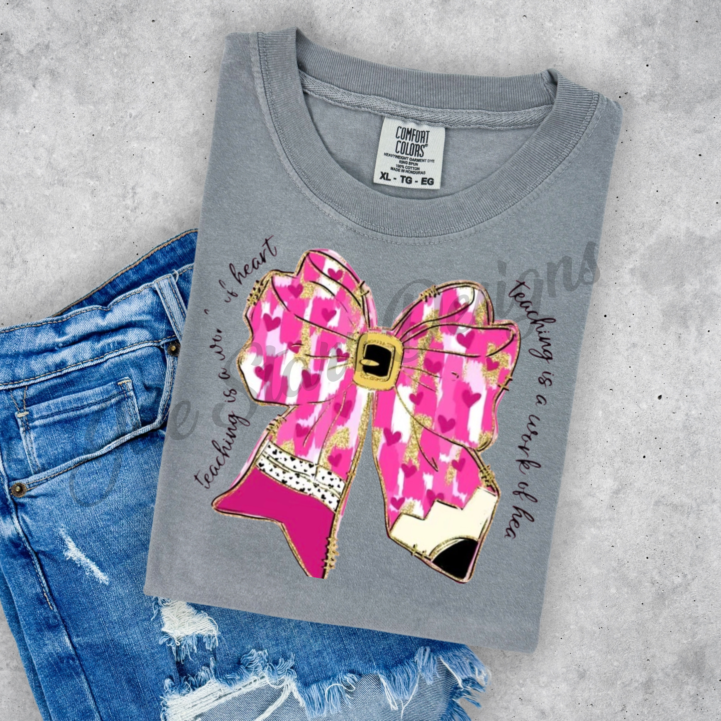 🎀 Work of Heart Teacher Tee